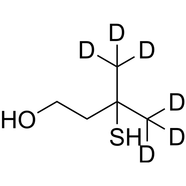 3-Mercapto-3-methylbutan-1-ol-d6 162404-35-5